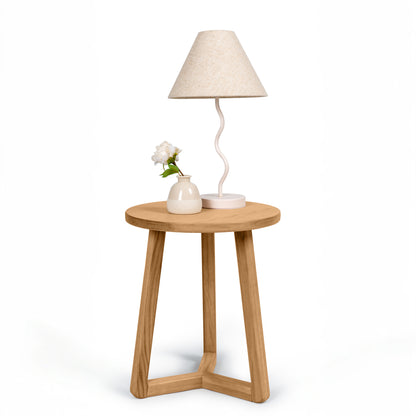 Christopher Oak Side Table 42cm