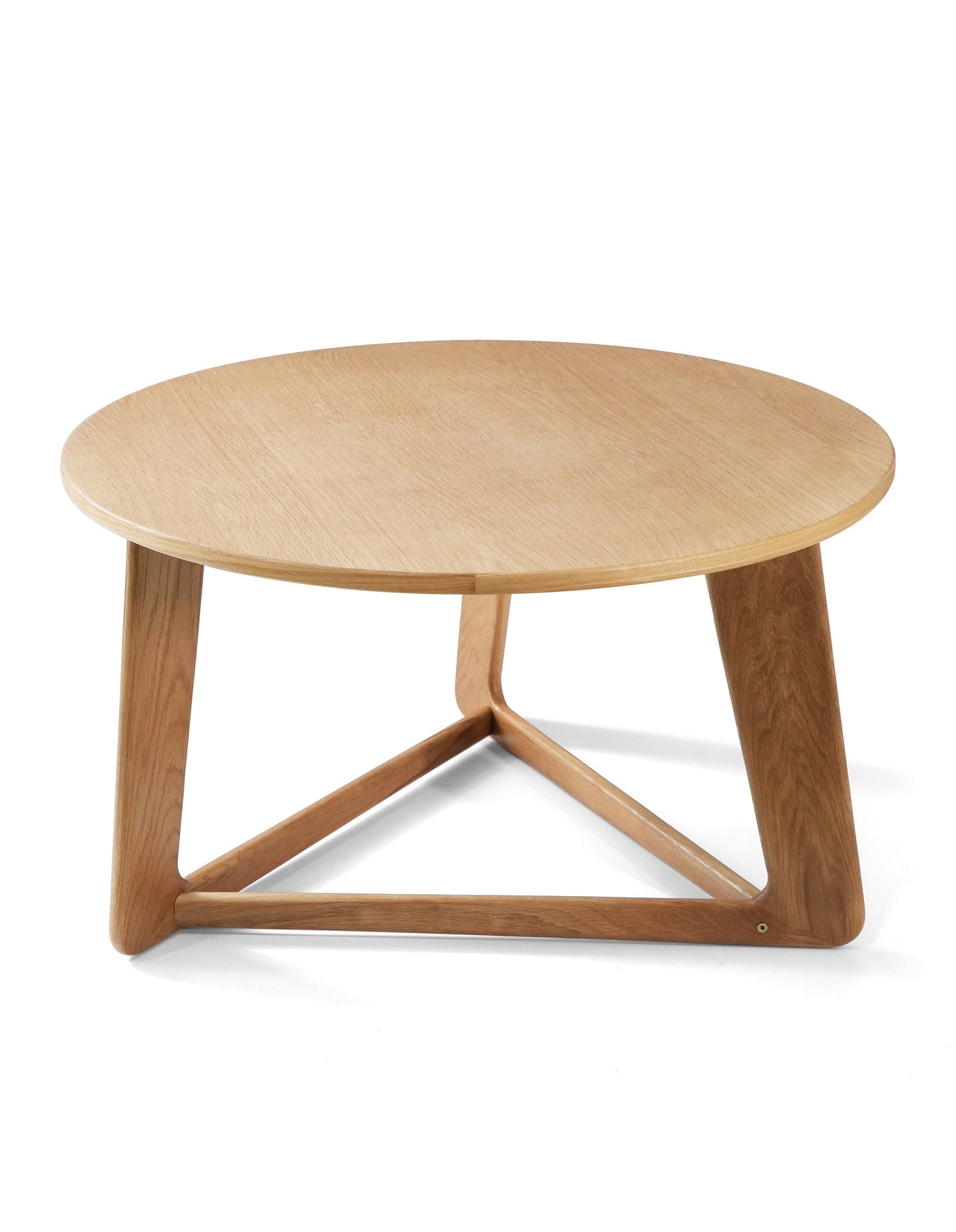 Andreas Oak Triangle Leg Coffee Table 80cm