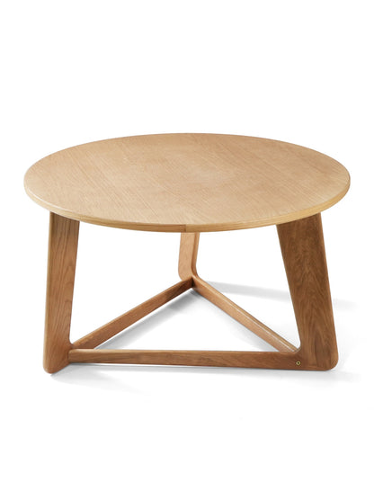 Andreas Oak Triangle Leg Coffee Table 80cm