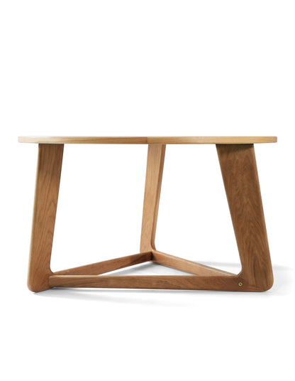 Andreas Oak Triangle Leg Coffee Table 80cm