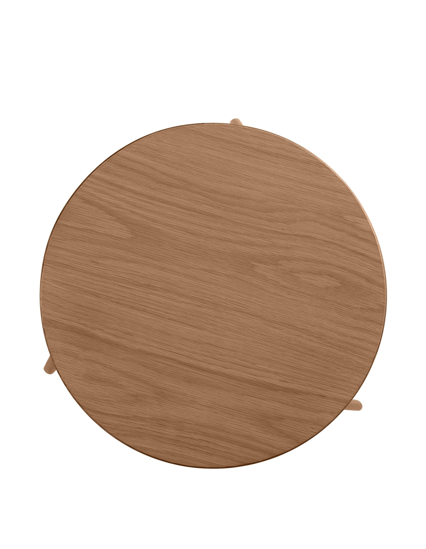Andreas Oak Designer Sofa Side Table 42cm