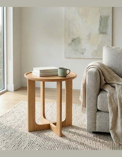 Sverre Oak Side Table 40 cm