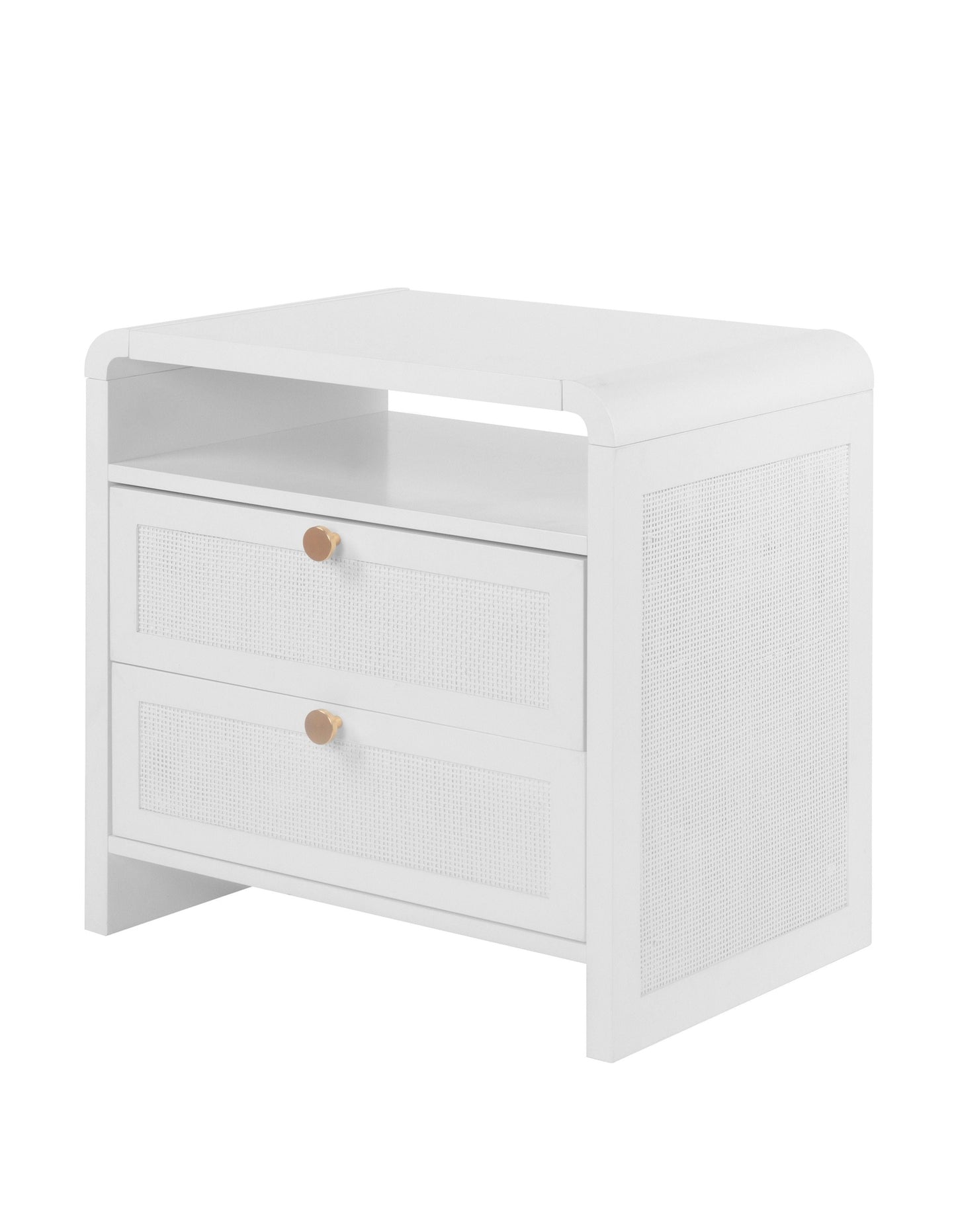 Alexandra Bedside Table 55 cm White