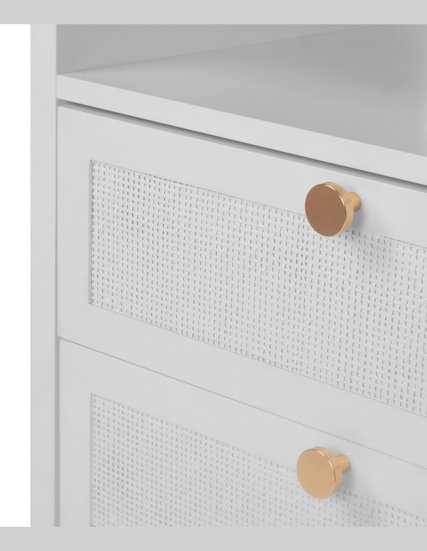 Alexandra Bedside Table 55 cm White