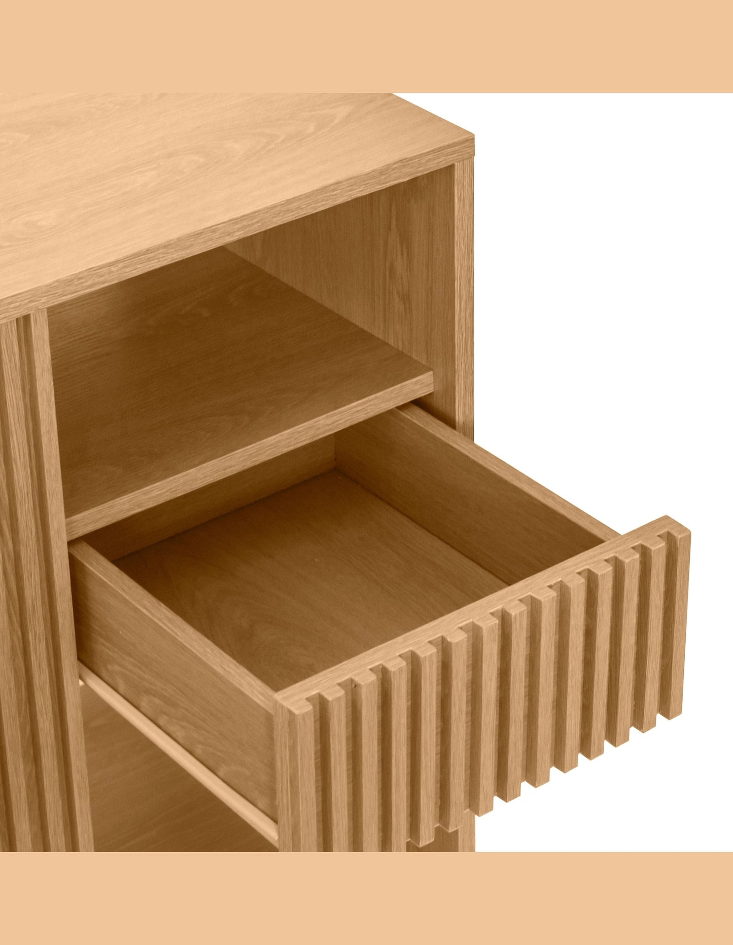 Minna Bedside Table 50 cm Left