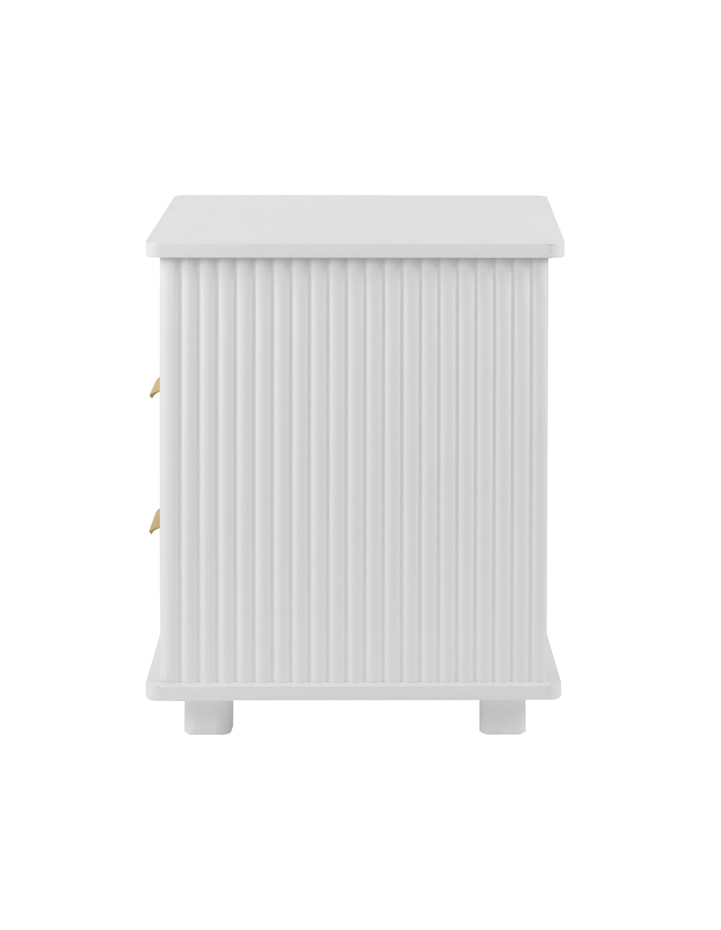 Ingrid Bedside Table 45 x 45 cm White