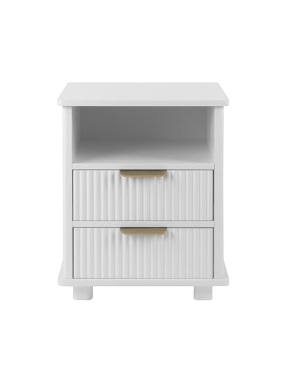Ingrid Bedside Table 45 x 45 cm White