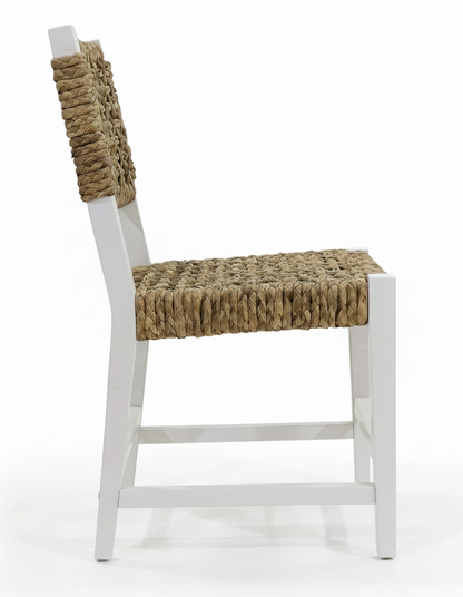 Oliver Coastal Dining Chair White