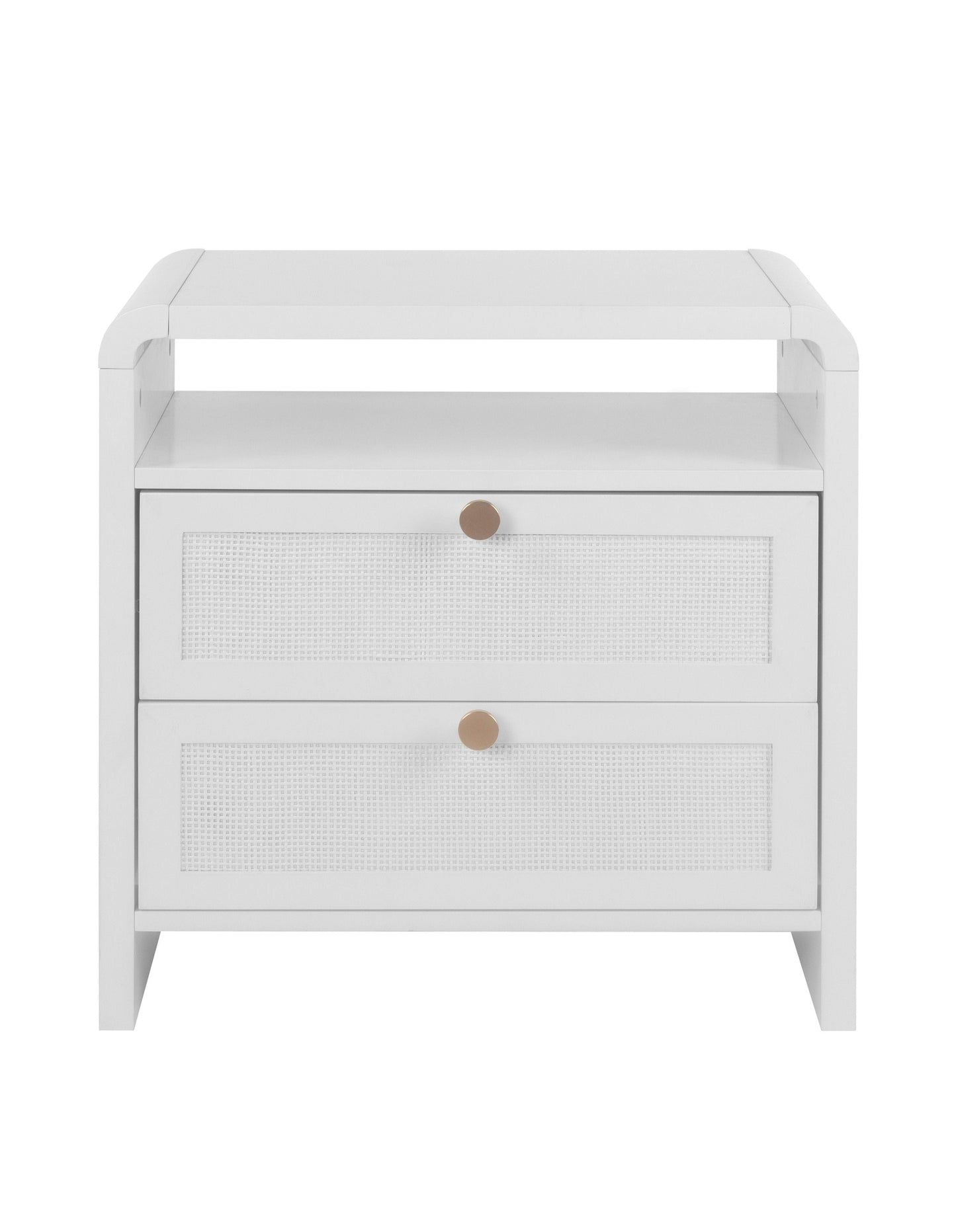 Alexandra Bedside Table 55 cm White