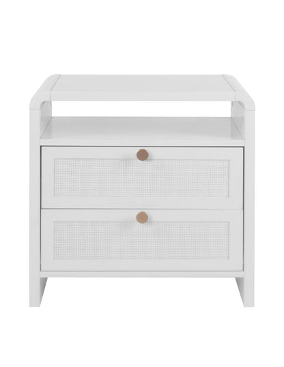Alexandra Bedside Table 55 cm White