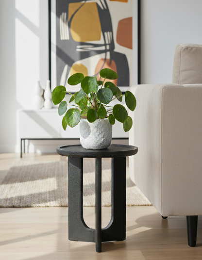 Sverre Side Table Small 30 cm Black