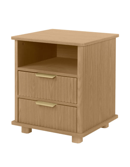 Ingrid Bedside Table 45 x 45 cm Natural