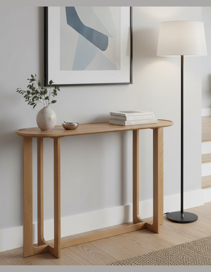 Sverre Oak Console Table 120 cm