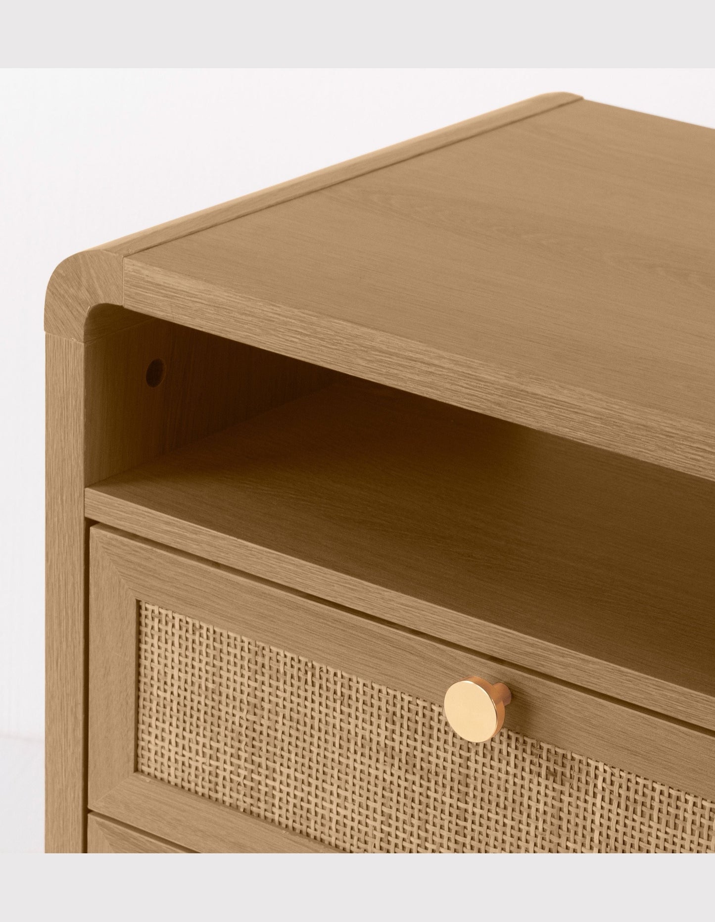 Alexandra Bedside Table 55 cm Natural
